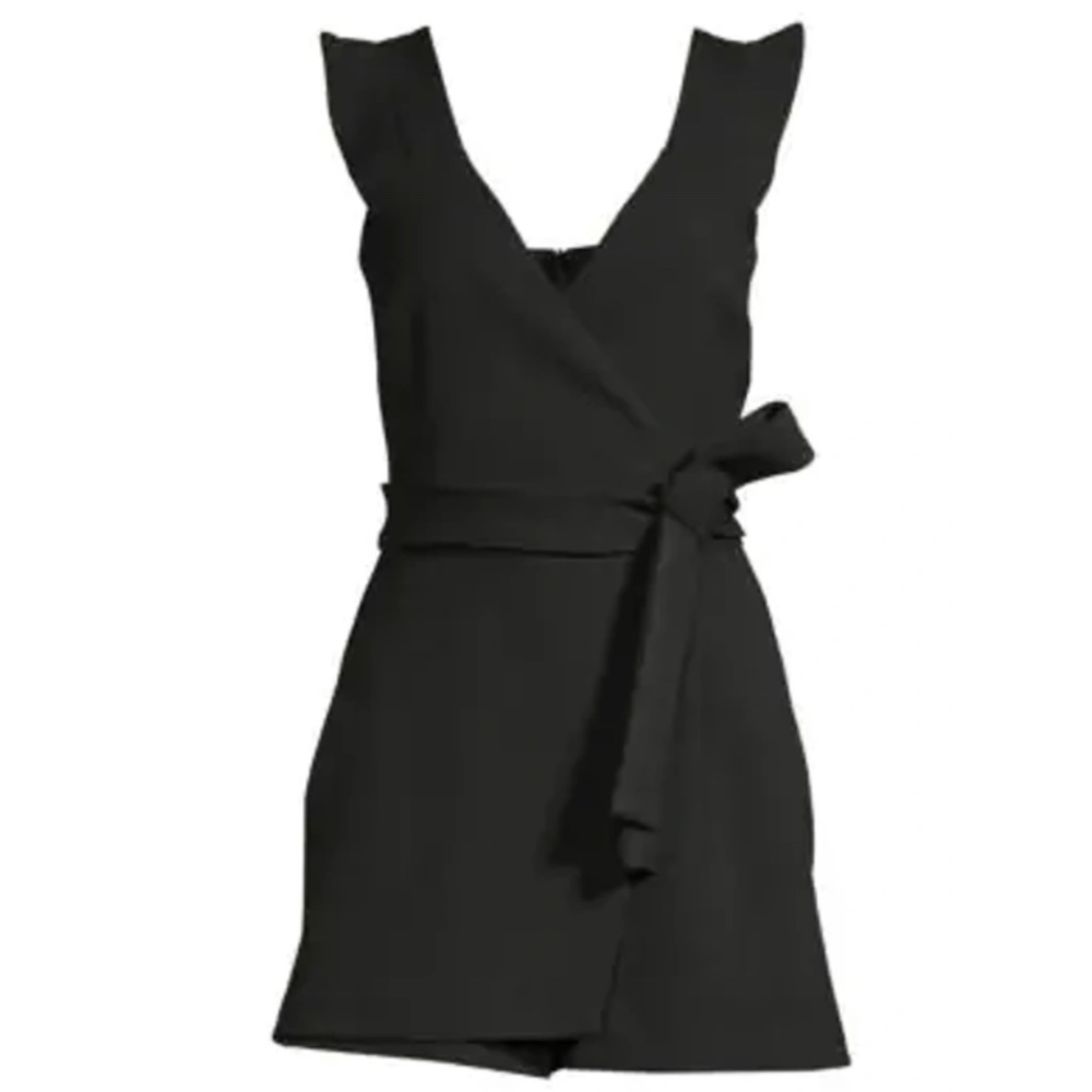 Maje Wrap Front Romper